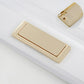 Minimalist Recessed Edge Cabinet Handles for Drawers and Cabinets