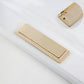Minimalist Recessed Edge Cabinet Handles for Drawers and Cabinets