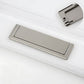 Minimalist Recessed Edge Cabinet Handles for Drawers and Cabinets