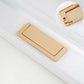 Minimalist Recessed Edge Cabinet Handles for Drawers and Cabinets