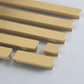 Brushed Gold Solid Brass Flat Bar Cabinet Pulls and Handles