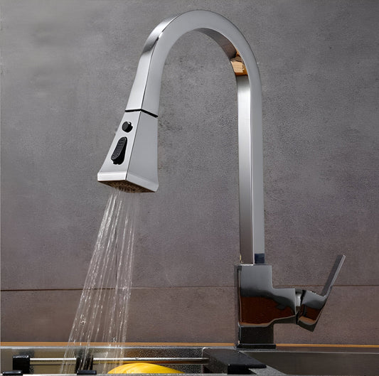 Luma Pull-Out Kitchen Faucet with Dual-Function Sprayer