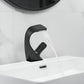 Rivora Modern Waterfall Basin Bathroom Sink Faucet, Single Handle Single Hole