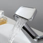 Rivora Modern Waterfall Basin Bathroom Sink Faucet, Single Handle Single Hole