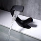 Rivora Modern Waterfall Basin Bathroom Sink Faucet, Single Handle Single Hole