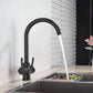 Puriva Three-Way Kitchen Faucet with Filter Tap, Reverse Osmosis Compatible