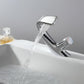 Rivora Modern Waterfall Basin Bathroom Sink Faucet, Single Handle Single Hole