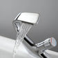 Rivora Modern Waterfall Basin Bathroom Sink Faucet, Single Handle Single Hole