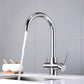 Puriva Three-Way Kitchen Faucet with Filter Tap, Reverse Osmosis Compatible