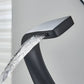 Rivora Modern Waterfall Basin Bathroom Sink Faucet, Single Handle Single Hole