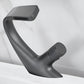 Rivora Modern Waterfall Basin Bathroom Sink Faucet, Single Handle Single Hole