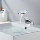 Sereno Waterfall Single Lever Brass Bathroom Sink Faucet, Single Hole Basin Faucet
