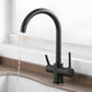 Puriva Three-Way Kitchen Faucet with Filter Tap, Reverse Osmosis Compatible
