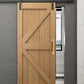 Wood and Zinc Alloy Cabinet Door Pulls with Backplate