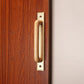 Wood and Zinc Alloy Cabinet Door Pulls with Backplate