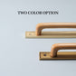 Wood and Zinc Alloy Cabinet Door Pulls with Backplate