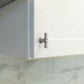 Brushed Nickel & Black Cabinet Pulls Solid Modern Drawer Pulls