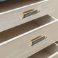 Two-Tone Cabinet Pull Handles and Matching Knobs