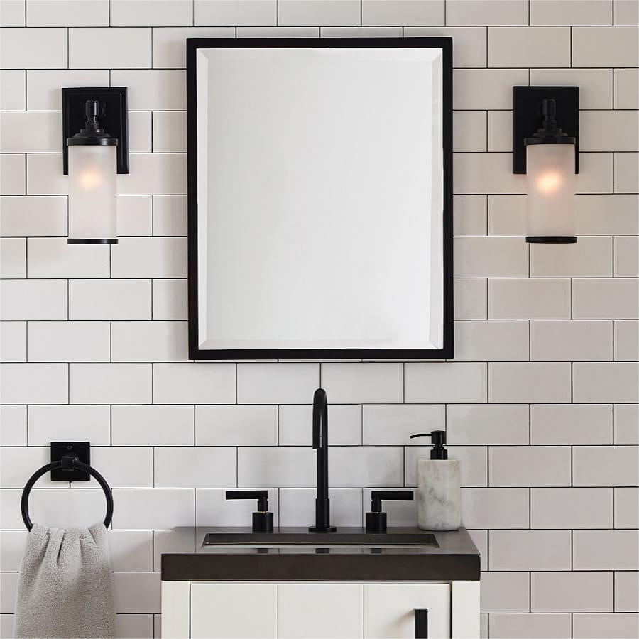 Tivora Minimalist Gooseneck Two-Handle 3-Hole Widespread Bathroom Sink Faucet