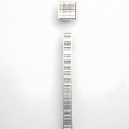 Grid-Textured Cabinet Pulls and Square Knobs