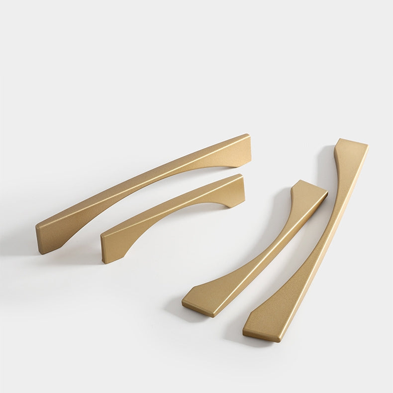 Gold Arch Cabinet Pulls, Aluminum Alloy Drawer Handles