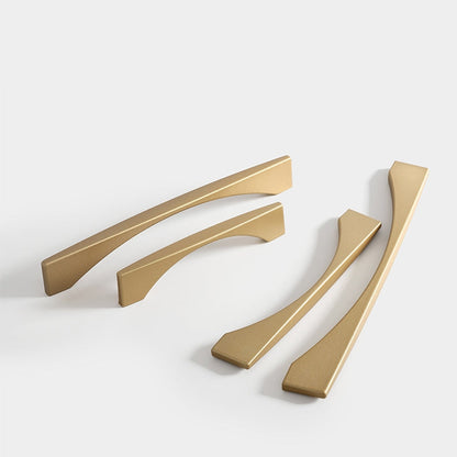 Gold Arch Cabinet Pulls, Aluminum Alloy Drawer Handles