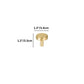 Faceted Solid Brass Cabinet Handles and Knobs