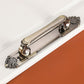 Antique Bronze Cabinet Pulls with Decorative Backplate