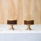 High-end Walnut Wood Brass Cabinet Knob