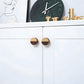 High-end Walnut Wood Brass Cabinet Knob