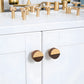 High-end Walnut Wood Brass Cabinet Knob